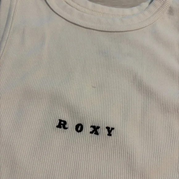 Roxy Women's White Crop Top - Picture 2 of 4